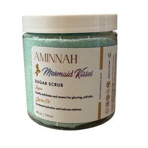 Aminnah Mermaid Kisses Sugar Scrub - Green